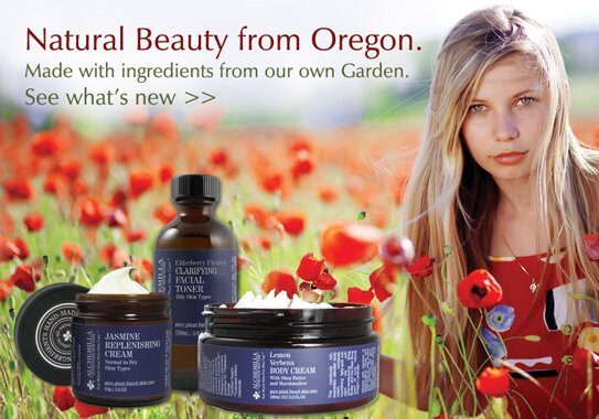 Alchemilla. Natural Beauty from Oregon. Made with ingredients from our own Garden. See what's new >>